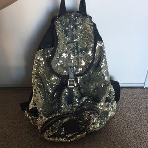 Victoria's Secret Pink bling sequin backpack